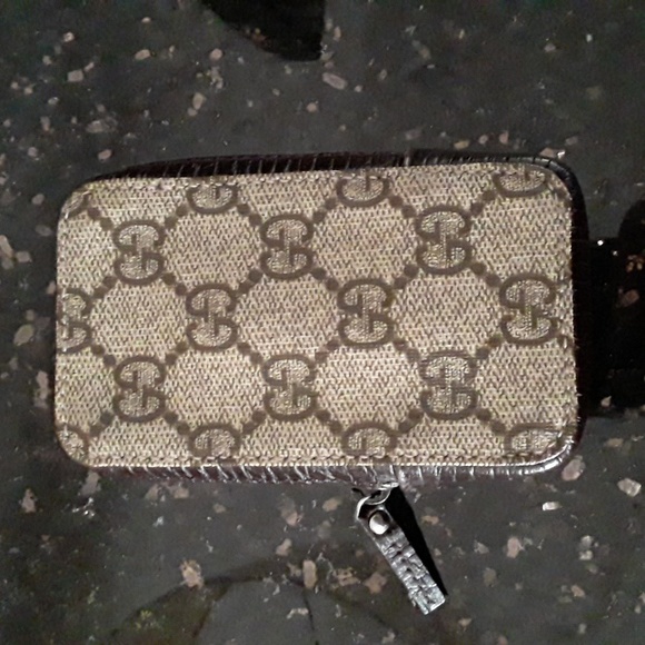 Auth GUCCI Pouch/Card Wallet/Cigarette Holder, Brown/Tan - Picture 15 of 15